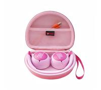 XANAD Etui pour Casque jbl Junior 320 BT / jr310bt / 320 Pochette Casque Audio bloothooh Sacoche sans Fil Pliable (Rose)