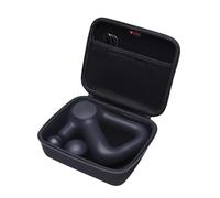 XANAD Étui pour pistolet de massage compatible avec pistolet de massage à percussion TheraGun - Cou/dos/jambes/épaules - Noir - Intérieur : 21,1 x 17,5 x 6,1 cm