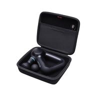 XANAD Étui pour pistolet de massage compatible avec pistolet de massage Theragun Prime Percussive Therapy pour le traitement des tissus profonds et des muscles, noir. Intérieur : 24,1 x 20,6 x 7,9 cm