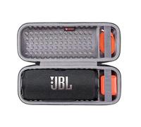 XANAD Étui Rigide pour JBL Flip Essential 3/2 / Flip 7 (Noir-Gris) | Housse de Transport JBL Flip 6 / Tuner 3 / 2 / JBL Grip, Sacoche Étanche avec Dragonne, Idéal Voyage, Plage et Randonnée