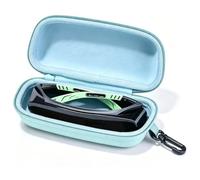 XANAD Étui rigide pour lunettes de sécurité, lunettes de soleil (bleu ciel)