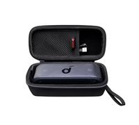 XANAD Étui Transport Rigide pour JBL Grip/Flip 7 / Flip 6 / Flip 5 Enceinte Bluetooth Portable avec Son stéréoHousse（Noir）