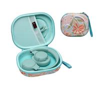 XANAD Housse Casque Compatible JBL Bluetooth Over-Ear (Vert) | pour modèles JBL TUNE / Live 720BT 530BT 520BT 680NC 770NC 780NC, sac voyage résistant chocs eau, sport déplacements bureau