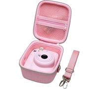 XANAD Housse de Protection pour Fujifilm Instax Mini 12/11 caméra et Recharge（Rose）