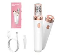 Xandora EpilSmooth⎪Épilateur visage Épilateur visage 2 en 1 USB rechargeable avec lumière LED intégrée pour épilation précise des sourcils, lèvres et zones sensibles, léger et portable