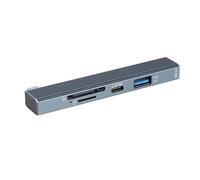XANHOY Adaptateur USB C 4 en 1 avec câble de charge et répartiteur multiport pour ordinateur portable, PC, clavier, appareil photo, lecteurs de mémoire