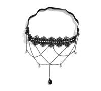 XANHOY Chaîne multicouche dentelle styes alliage glands chaîne de jambe tendance maille cuisse chaîne pour femme accessoire de mode, As shown in pictures, Alliage