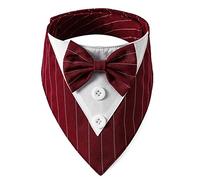 XANHOY Collier de mariage pour chat avec nœud papillon pour petites filles, chiens, chatons, chatons, costumes de mariage