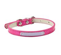 XANHOY Collier pour chat pour petits chiens, chat réglable avec nom et numéro de téléphone - Collier pour chiot
