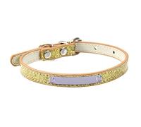 XANHOY Collier pour chat pour petits chiens, chat réglable avec nom et numéro de téléphone - Collier pour chiot