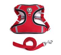 XANHOY Collier respirant pour chien avec sangle réfléchissante pour petits et grands animaux de compagnie avec crochet de traction