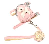 XANHOY Harnais pour chien, sac à dos pour chien, harnais pour chat, harnais pour chiot, harnais et laisse