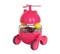 XANHOY Jouet interactif pour chat - Jouet pour animal domestique - Jouet en voiture avec roulement pour chats chatons chiots exercice