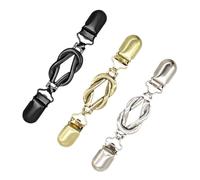 XANHOY Lot de 3 pinces à col rétro en alliage pour femme, accessoire de mode, 12*2.2cm, Métal