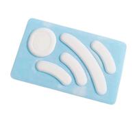 XANHOY Patins à souris Ice Edition améliorés pour souris sans fil GPRO, bords arrondis, blanc