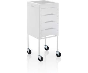 XanitaliaPro Slide Chariot pour salon de coiffure blanc