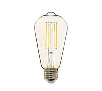 Xanlite Ampoule À Filament LED Edison Culot E27 - Angle D'Éclairage 320°- 8W Équivalant 75W - Filament 1055 Lm - Vintage - Lumière Blanc Chaud - RFE1055ST
