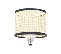 Xanlite Ampoule Abat-Jour Bambou Filament LED, culot E27, 210 Lumens, conso 3.5W, 3000 Kelvin, Blanc chaud