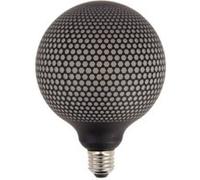 Xanlite - Ampoule Déco LED Filament, Aspect Point Noir, G125, culot E27, 6W cons. 1800K Blanc Chaud - RFDEB125GRAPHRO FUME G