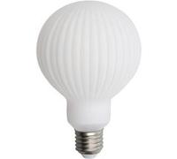Xanlite - Ampoule Filament LED G95 - Verre Strié Opaque de Haute Qualité - Culot E27-1055 Lumens - Équivalence 75W - 3000K - Blanc Chaud Confortable