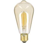 Xanlite - Ampoule LED déco Edison Vintage au verre ambré, culot E27, 7W cons. (50W eq.), 806 lumens, lumière blanc chaud - RFDE800STA MULTIPLE G