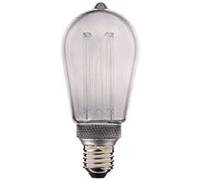 Xanlite - Ampoule LED déco Hologramme Edison au verre fumé, culot E27, 4W cons., 100 lumens, lumière blanc chaud - RFDHE200STSF FUME G