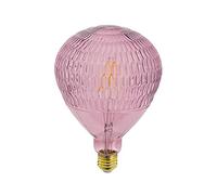 Xanlite Ampoule LED E27 Vintage Déco Ballon Rose Culot E27 - Ampoule Vintage E27 Led Filament Angle D'Éclairage 320° - Grosse Ampoule Vintage 4W 300 Lumens - Lumière Blanche Chaude - RFDE300BLG