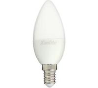 Ampoule LED E14 Flamme Culot E14 - Ampoule E14 Angle D'Éclairage 250° - Ampoule E14 LED 6W Équivalant 40W - Ampoule Petit Culot À Vis 470 Lumens - Lumière Blanc Neutre - EV470FCW Xanlite