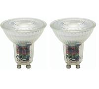 Xanlite Ampoule LED Spot Dimmable Culot GU10 - Angle d'éclairage 36° - 6,5W équivalant 50W 345 Lumens - Lumière Blanc Chaud - VG50SD (Lot de 2)