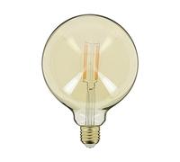 Xanlite Ampoule Vintage G125 Culot E27 - Angle Éclairage 320°- 7W Équivalant 50W 638 Lm - Lumière Blanc Chaud- RFDE800B125A