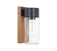 Xanlite, Applique Murale Filaire 230V avec Culot GU10, Éclairage Intérieur Moderne et Élégant, Design Contemporain, Finition Noire Raffinée