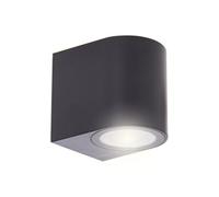 Xanlite, Applique Murale Filaire E27 230V, Design Verre avec Effet Bois, Éclairage Intérieur Élégant et Naturel, Finition Noire Raffinée