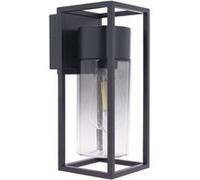 Xanlite - Applique murale filaire noire fumée contemporain IP44, culot E27, 40W max - APFE40WNMODF NOIR G