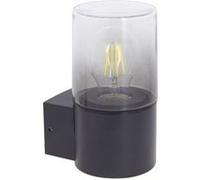 Xanlite, Applique Murale Filaire 230V au Design Moderne avec Verre Fumé, Éclairage Intérieur Élégant et Contemporain, Finition Noire Sophistiquée