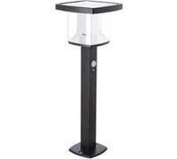 Xanlite - Borne Solaire 50cm IP44 600 Lumens - Détecteur de mouvements - 3 modes de fonctionnement - Noir - SO1811N NOIR G