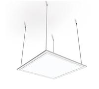 Xanlite Carré Ultra Panneau Plafond avec 3 Modes De Fixation-Luminaire 12W LED Plat 960 Lumens-Plafonnier Design 290 x 290 mm-PA960CNW, 12 W