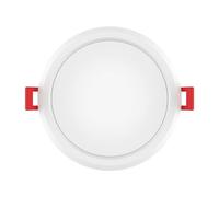 Xanlite Downlight LED rond noir ou blanc encastré avec transformateur intégré, IP44, extra plat, 800 Lumens, CCT