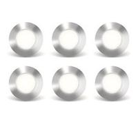 Xanlite - Kit de 6 Spots encastrables extérieur - SPTK6RCW METAL G