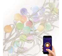 Xanlite KOZII - Guirlande Lumineuse Connectée - Décoration Intérieure, Fêtes, Noël, Anniversaire, Sapin, 33 LED RVB USB 6m - Multimode, Synchronisation Musicale, 15000H