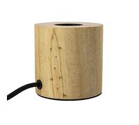 Xanlite, Lampe à Poser Cyclo Bois, Culot E27, Design Élégant pour Intérieur, Éclairage Doux et Moderne, Parfaite pour Votre Salon