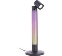 Xanlite - Lampe à poser LED RVB Digital, 40cm, Synchronisation musicale, éclairage blanc CCT, filaire USB - LPDRVM NOIR