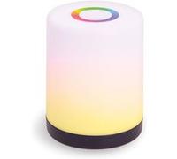 XANLITE Lampe À Poser LED RVB Et Blanc Chaud Tactile Dimmable Rechargeable USB Intérieur Design Moderne Autonomie Longue Lumière Ambiance Nomade Sans Fil Pour Bureau Salon Chambre