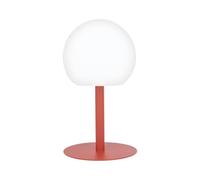 Xanlite, Lampe à Poser POP Boule Métal Rechargeable USB, Température de Couleur Réglable, Résistante IP44, Nomade avec Autonomie 8H, Finition Polie, Terracotta