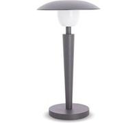 Xanlite - Lampe de table LED IP44, 400 lumens, rechargeable USB, 25cm, CCT & Dimmable, Gris - LP25GRD Gris G