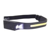 Xanlite - Torche Frontale LED Sensor - Rechargeable USB - Double Éclairage Puissant 120 Lumens et 300 Lumens - avec Capteur de Mouvement Intégré - Compacte et Légère - Noir
