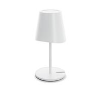 Xanlite LED table lamp metal white 38 cm USB rechargeable 250 lumen dimmable CCT 3000-4000 K, Warm White-Cool White