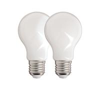 Xanlite - Lot De 2 Ampoules Filament LED A60 Opaque - 806 Lumens - Équivalence 60W - 2700K - Blanc Chaud - Culot E27 - Économie D'énergie - Look Vintage