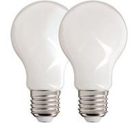 Xanlite - Lot de 2 ampoules Filament LED A60 Opaque, culot E27, 806 Lumens, equivalence 60 W, 4000 Kelvins, Blanc Neutre - PACK2RFE806GOCW BLANC G