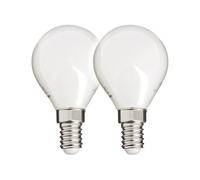 Xanlite - Lot de 2 Ampoules Filament LED - Culot E14-806 Lumens - Équivalence 60W - 4000K - Blanc Neutre - Éclairage Puissant et Économique - Design Vintage