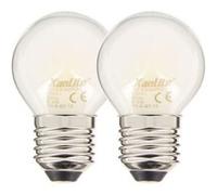 Xanlite - PACK2RFE806PO - Ampoule LED filament flamme culot E14 806lm blanc chaud Classique - Faible Consommation - Installation Facile